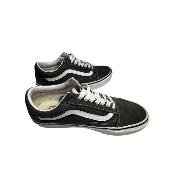Vans Original Old Skool Dark Gray Classic Low Top Sneakers Womens 8.5  Mens 7 - Picture 4 of 6